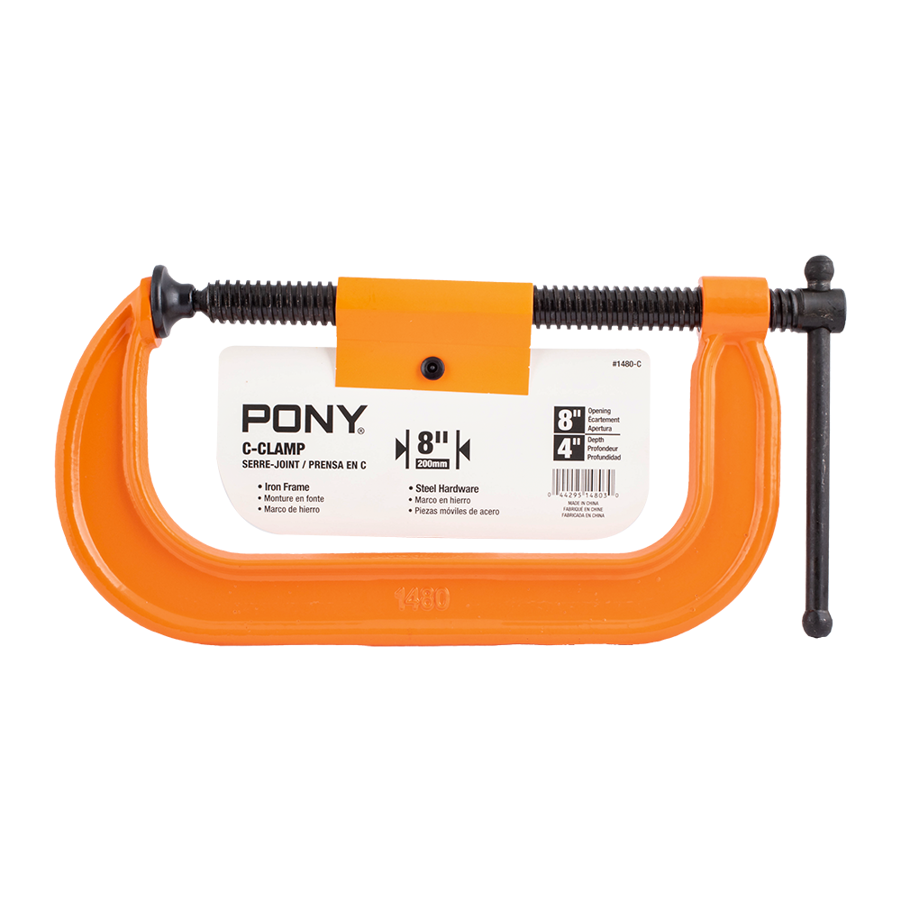 PONY JORGENSEN 200mm Classic Light-Duty C-Clamp
