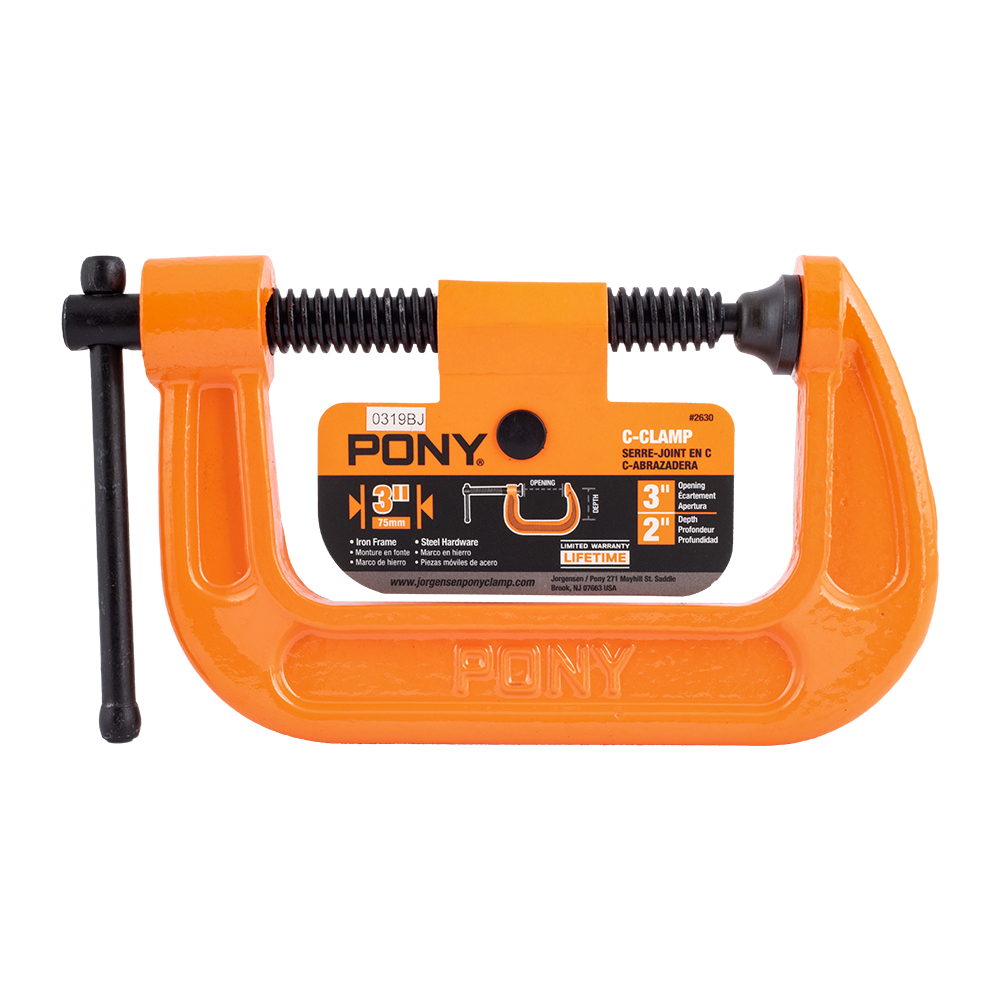 PONY JORGENSEN 75mm Classic Hobby C-Clamp