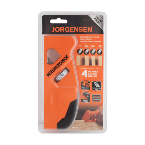 Jorgensen corner molding plane with packaging on a white background