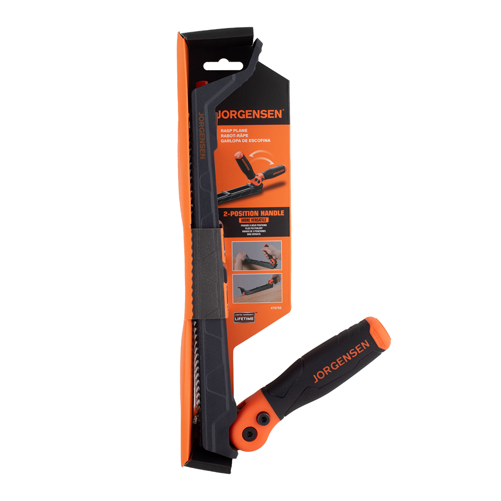 JORGENSEN Rasp Plane with Multi-Position Handle