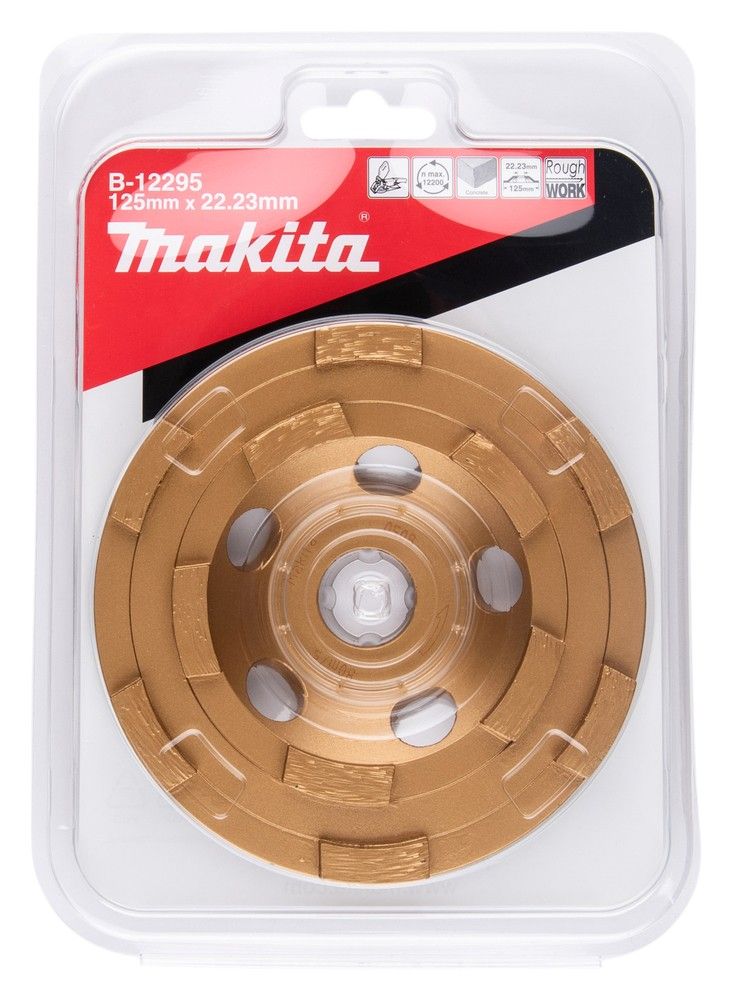 Makita 125mm CUP WHEEL 125mm DOUBLE ROW Anti Vibration