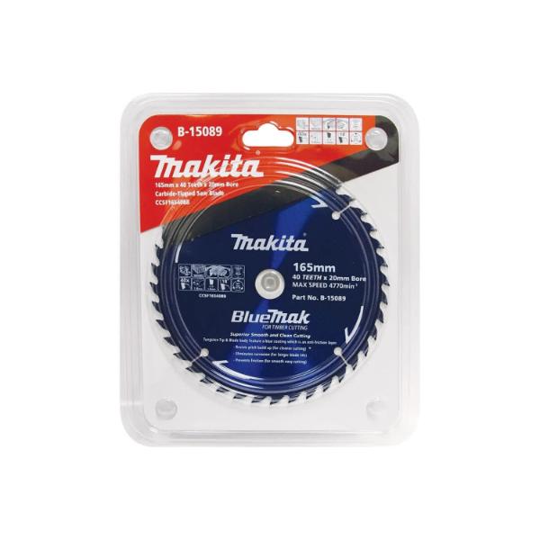 Makita BLUEMAK TCT BLADE 136mm 40T
