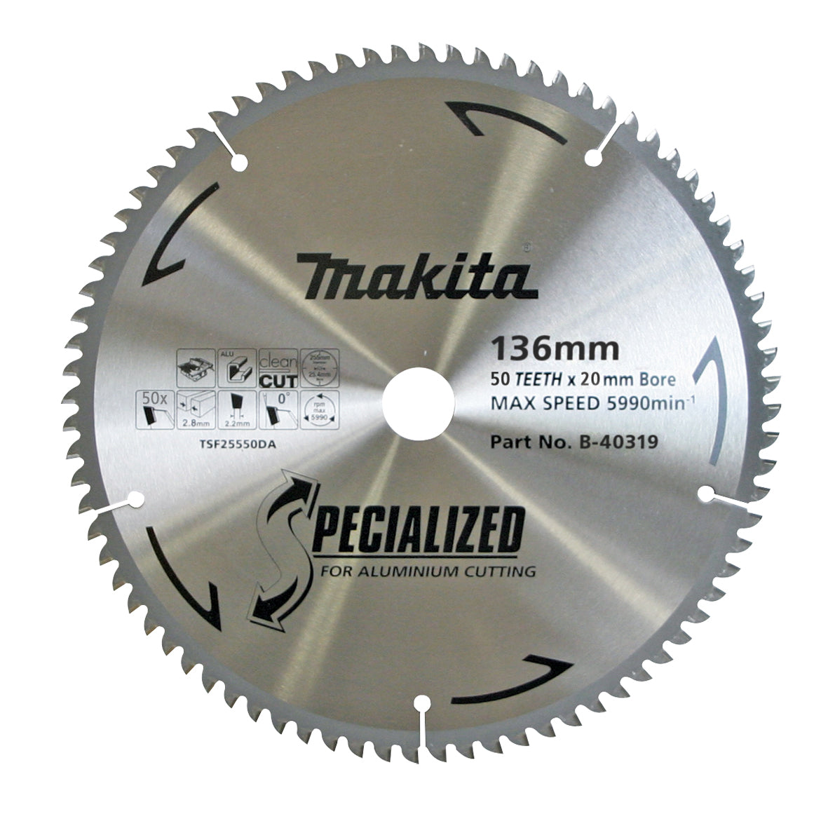 Makita Saw Blade Tct Alu 136x20x50T