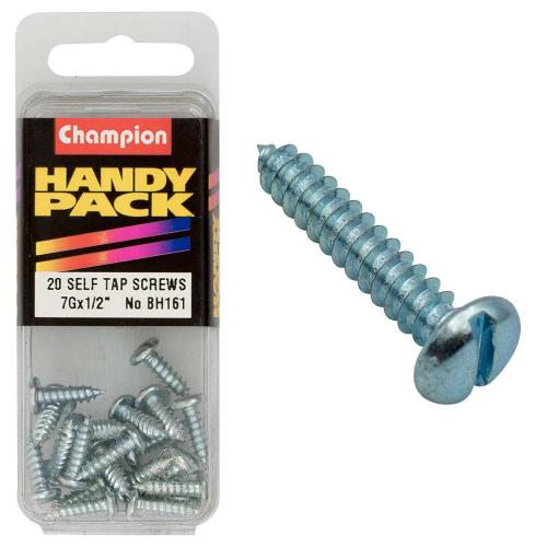 Champion 7G X 1/2In Self Tap Set Screw - Pan Hd