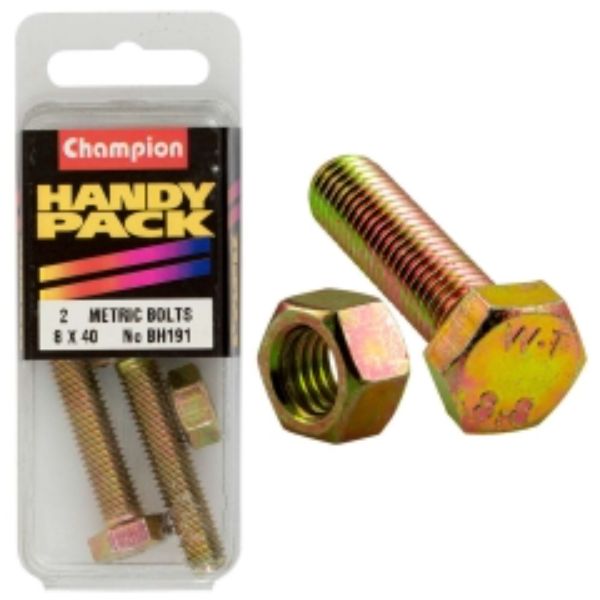 Champion 8 X 40mm Set Screw & Nut