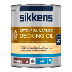 Sikkens BL Natural Decking Oil - Merbau 1L