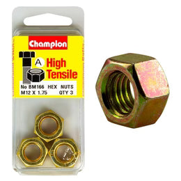 Champion M12 X 1.75 Hex Nut A - Gr8.8