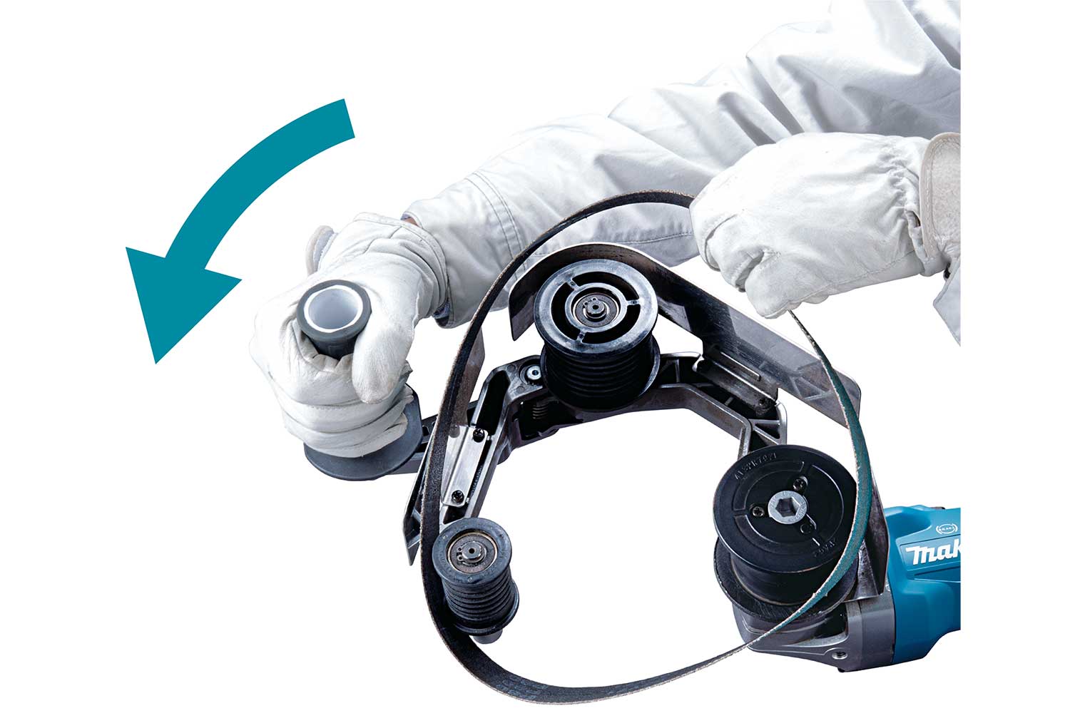 Makita 40VMAX XGT PIPE BELT SANDER Skin