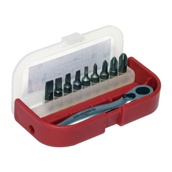 BS Hand Drive Bit Set - Flat & Phillips 10pc