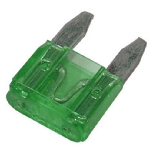 Champion 30Amp Mini Blade Fuse Green -15Pk