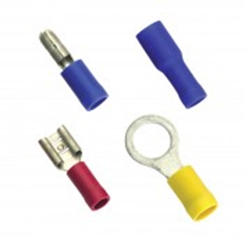 Champion Red Male Push-On Spade Terminal -12Pk