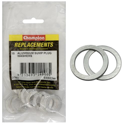 Champion M18 X 28mm X 2.5mm Aluminium Washer -15Pk