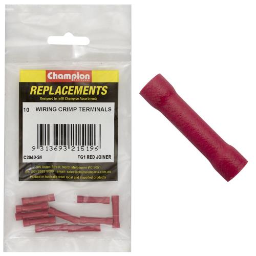 Champion Red Cable Connector Joiner -10Pk