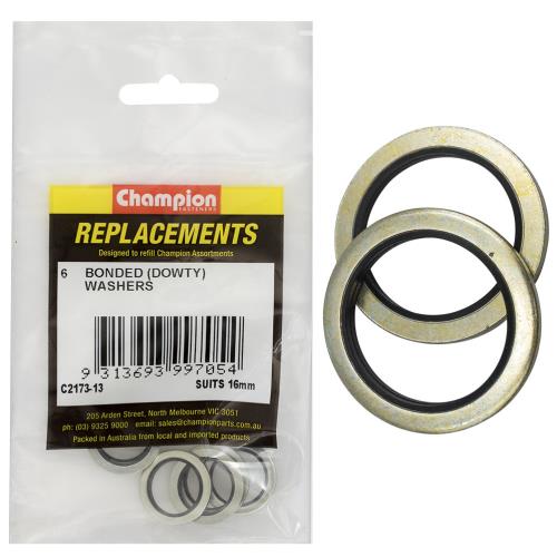 Champion Bonded Seal Washer Dowty 22mm -6Pk