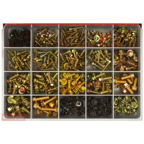 Champion Master Kit 380Pc Metric Sems Assembly Asst