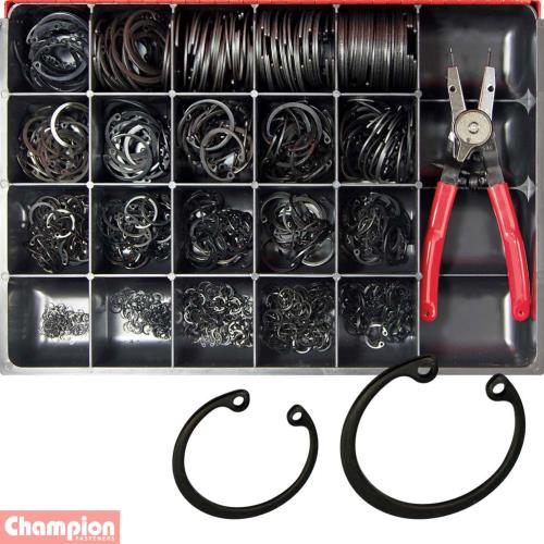 Champion Master Kit 851pc Metric Internal Circlip Assortment