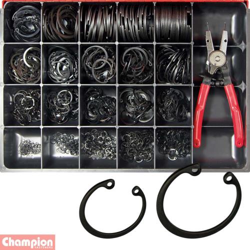 Champion Master Kit 876pc Imperial Internal Circlip