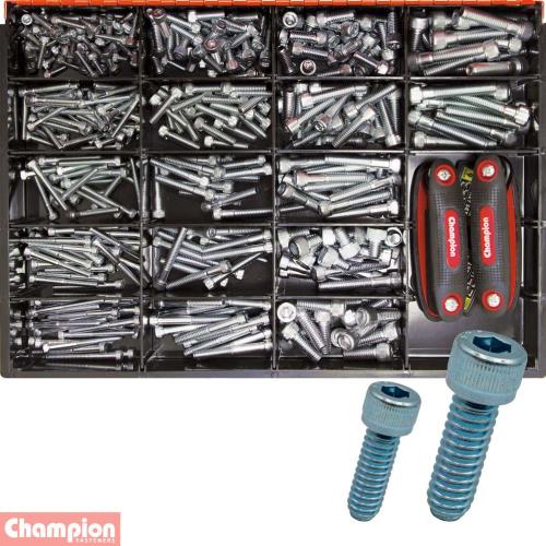 Champion Master Kit 491pc H/Tensile Socket Head Cap Screw