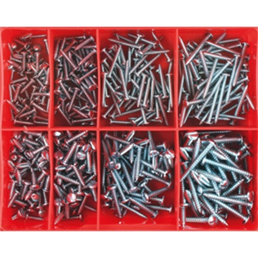 Champion 400Pc Slotted Self Tapping Screw Assortment