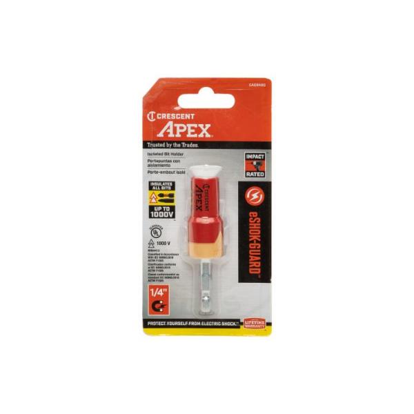 Crescent eSHOK-GUARD MAGNETIC ISOLATED BIT HOLDER 1/4 INCH x 3 INCH