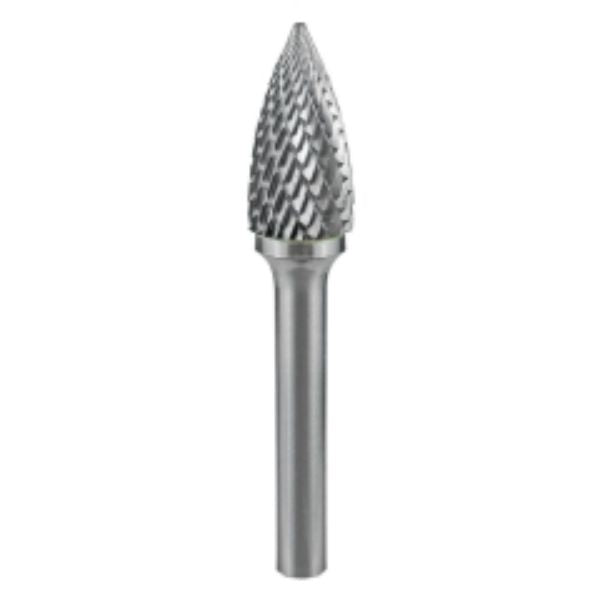 Holemaker Carbide Burr 3/8 X 3/4In Tree Pointed End Dc