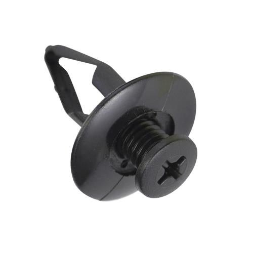 Champion Scrivet Clip Black 17mm Head X 10mm - 50Pk