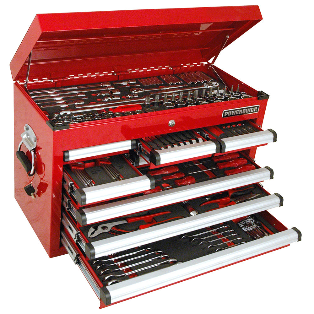 Powerbuilt Professional Tool Kit 248Pc Red