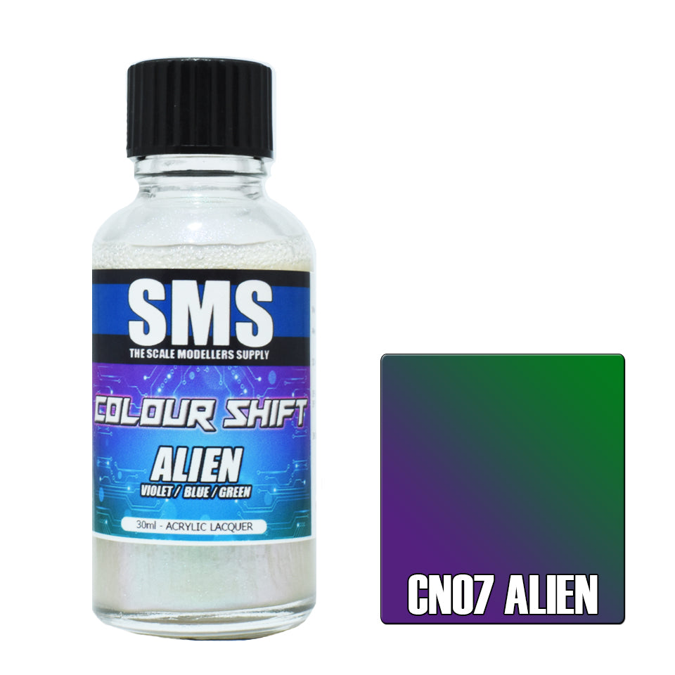SMS Airbrush paint 30Ml Colour Shift Alien Acrylic Lacquer Scale Modellers Supply