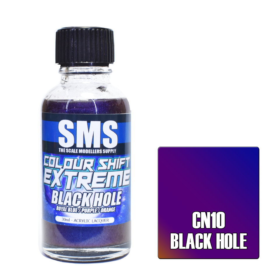 SMS Airbrush paint 30Ml Colour Shift Extreme Black Hole Acrylic Lacquer Scale Modellers Supply