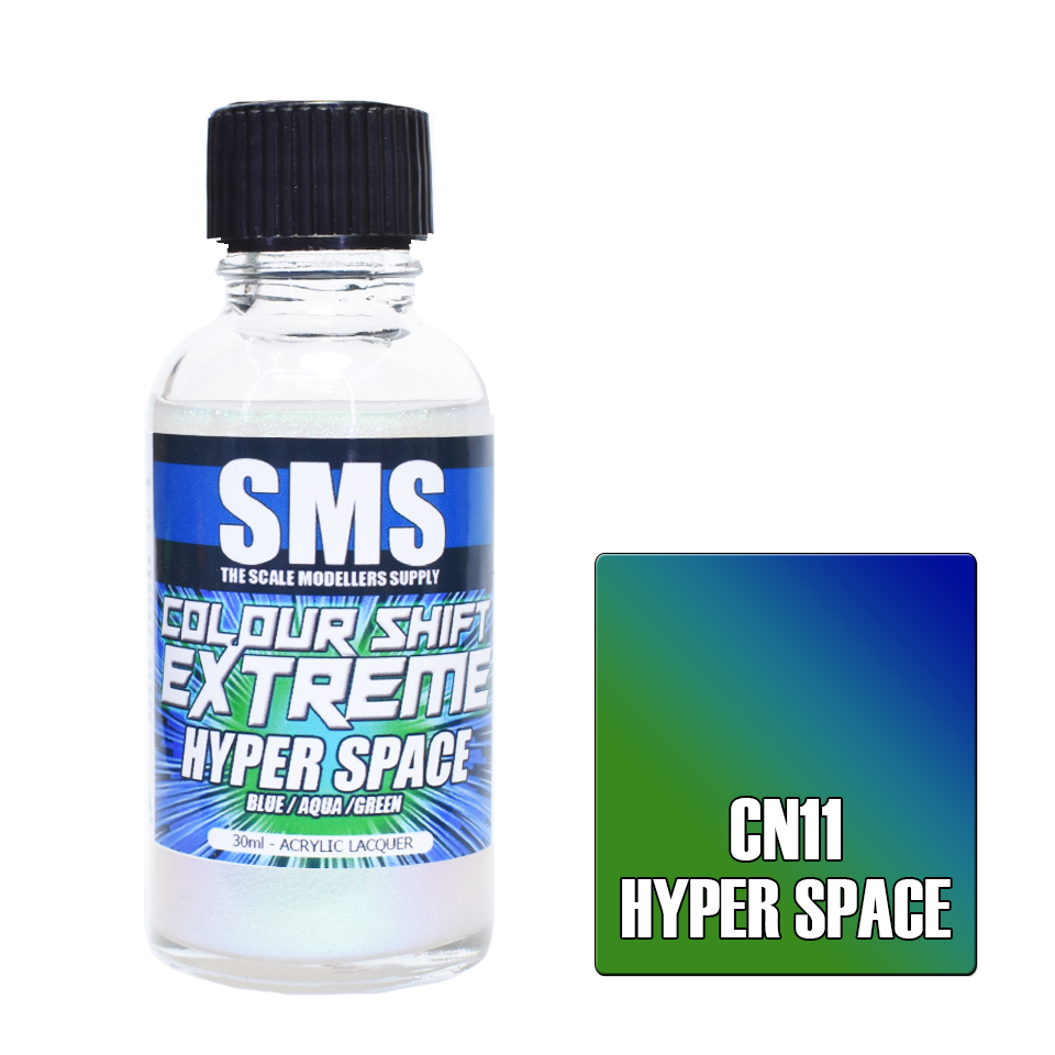 SMS Airbrush paint 30Ml Colour Shift Extreme Hyper Space Acrylic Lacquer Scale Modellers Supply