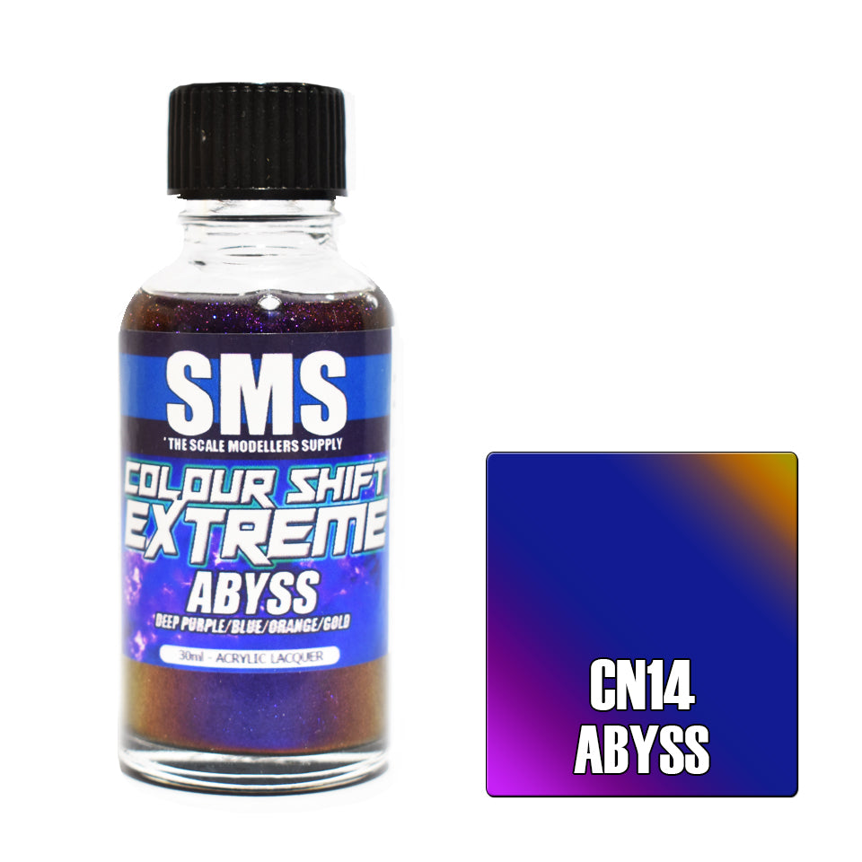 SMS Airbrush paint 30Ml Colour Shift Extreme Abyss Acrylic Lacquer Scale Modellers Supply