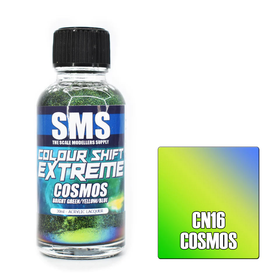 SMS Airbrush paint 30Ml Colour Shift Extreme Cosmos Acrylic Lacquer Scale Modellers Supply