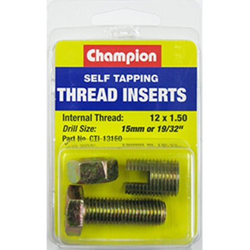 Champion S/Tapp. Thread Insert - M12 X 1.50mm -1Pk