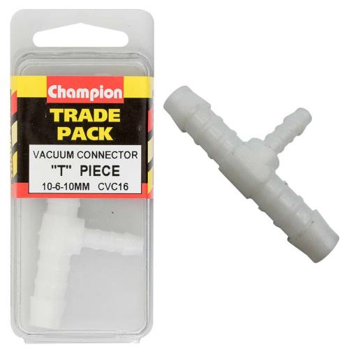Champion Vacuum Hose - Reduc. T 10mm X 6mm X 10mm