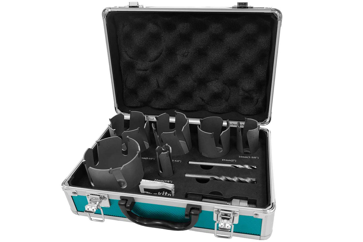 MAKITA TCT HOLESAW Kit 22-76m 10 pc