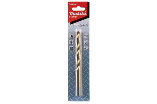 Makita 13mm HSS-TiN metal drill bit
