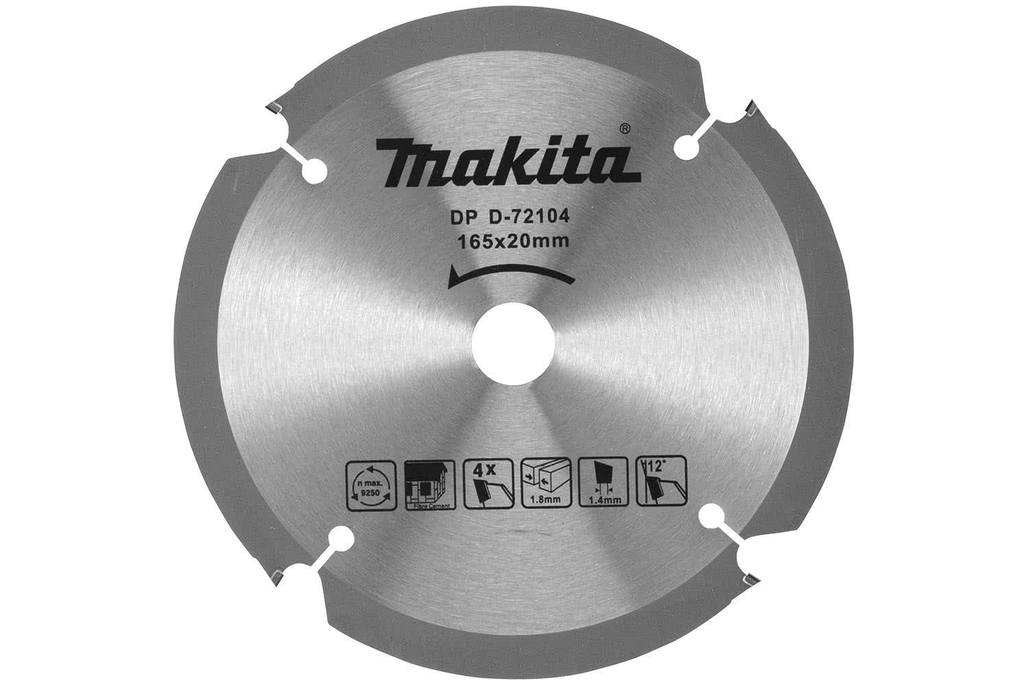 MAKITA PCD BLADE 165x20x4T THIN KERF