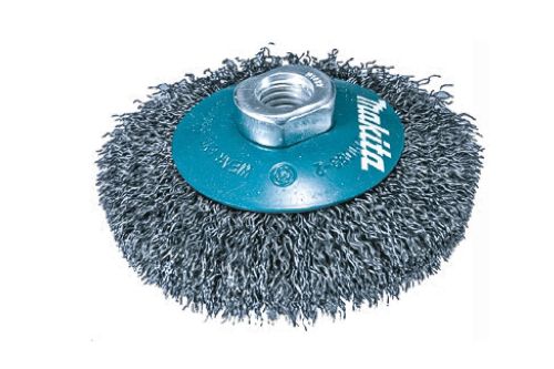 Makita 100mm Crimped Wire Bevel Brush, M10 x 1.5