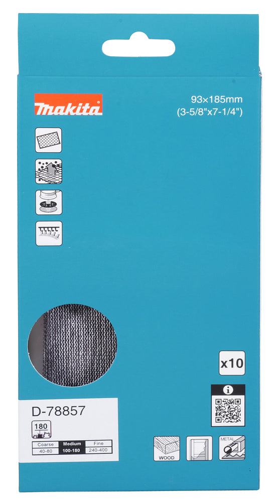 Makita Net Sanding Sheet 1/3 A180 BO007