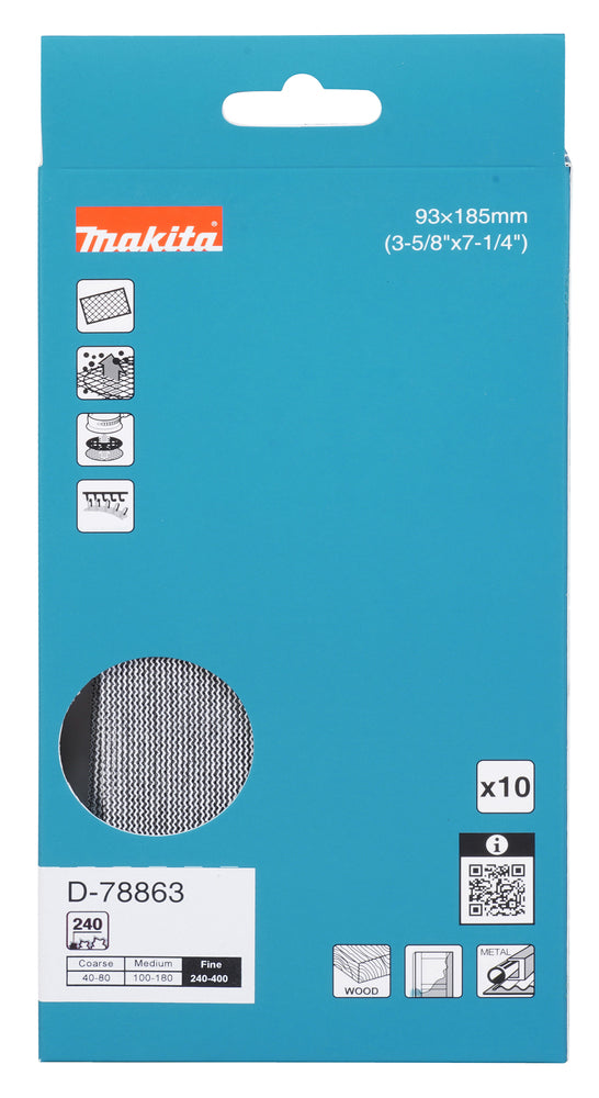 Makita Net Sanding Sheet 1/3 A240 BO007