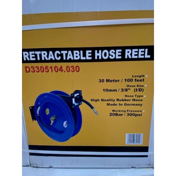 Marquip Hose Reel AIR 30 Meter 3/8 in Rubber 1/4 in M Inlet/outlet