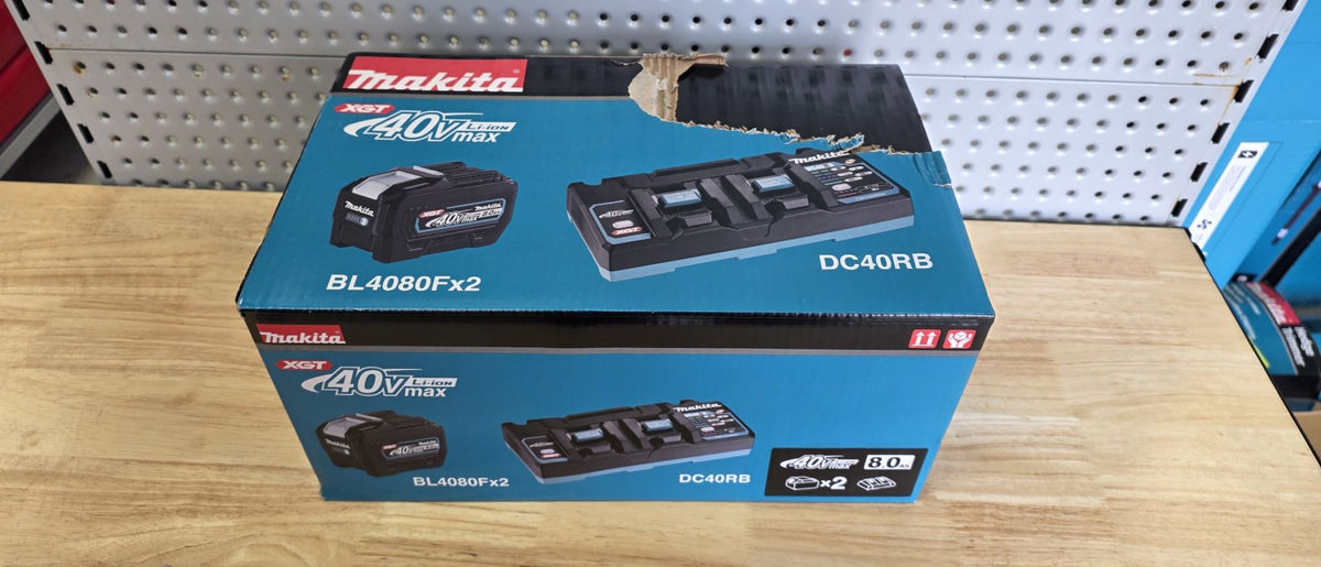 Makita 40Vmax XGT Battery and Charger Starter Pack - 8.0Ah