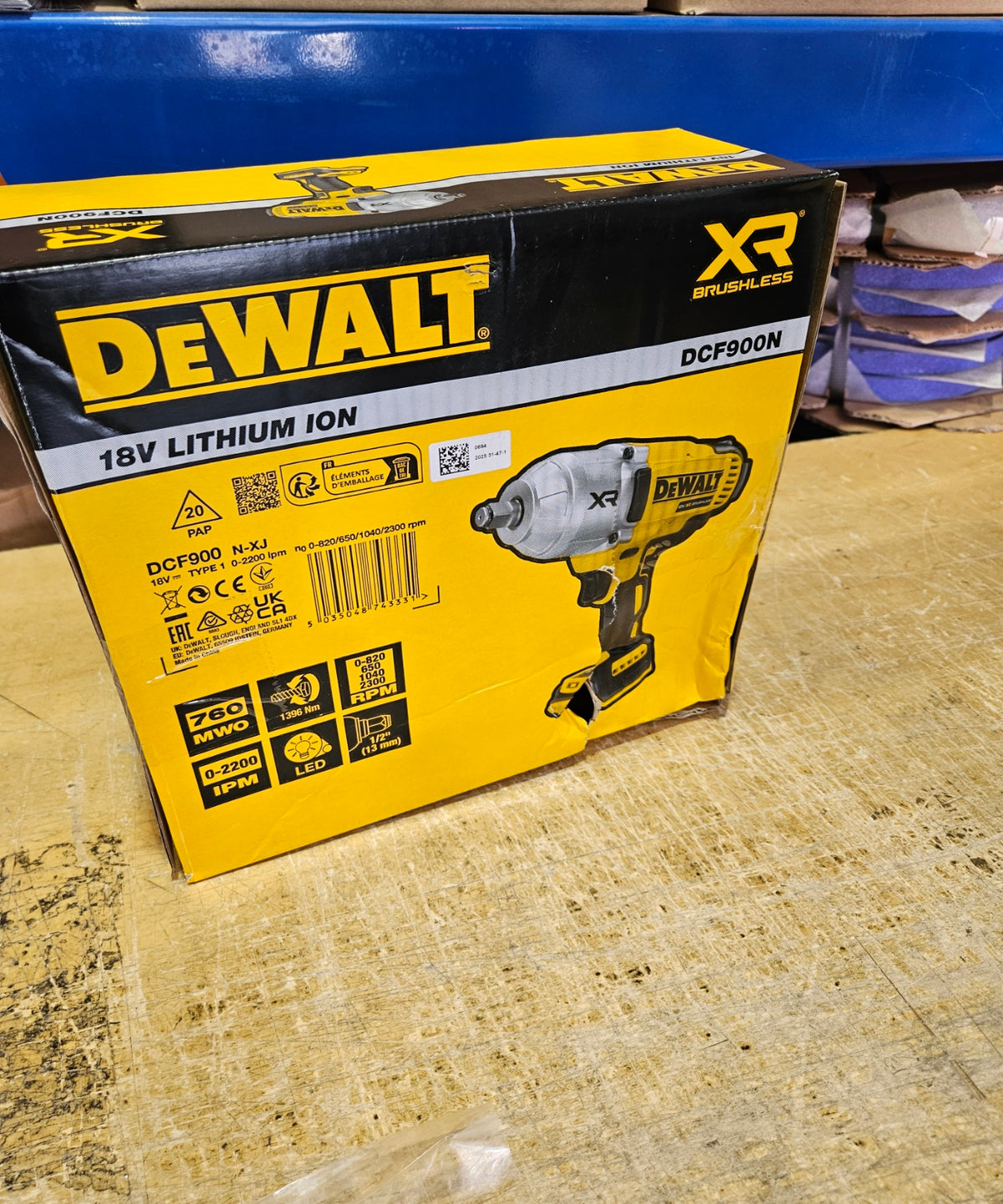 DeWalt 18V 1/2in High Torque Wrench Hog Ring - Bare Tool