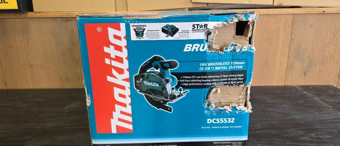 Makita DB DCS553Z 18V LXT Brushless 150mm (5-7/8 in) Metal Cutter