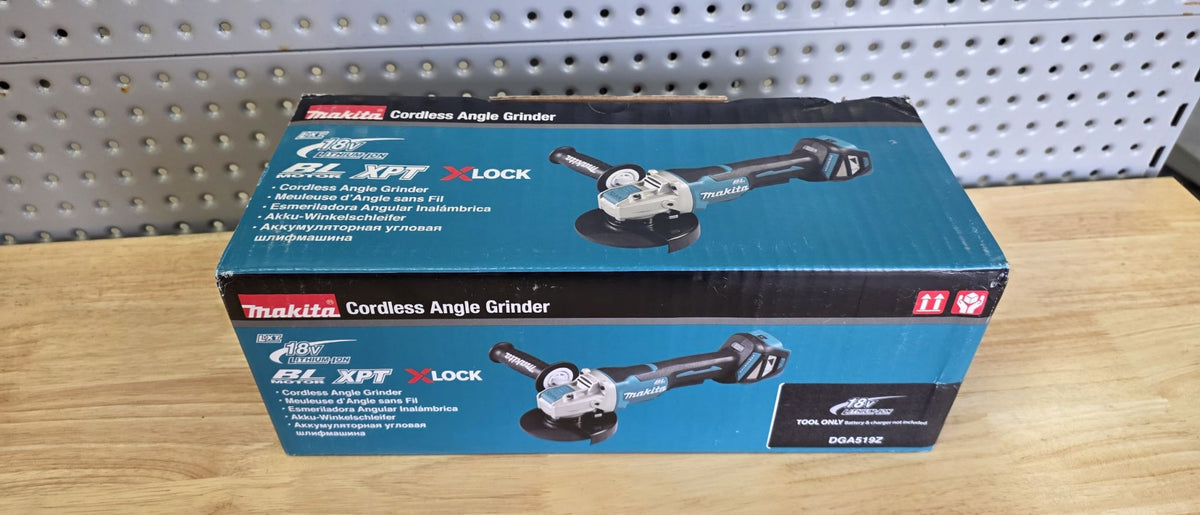 Makita 18V Lxt Brushless 115mm/125mm Paddle Switch X-Lock Angle Grinder