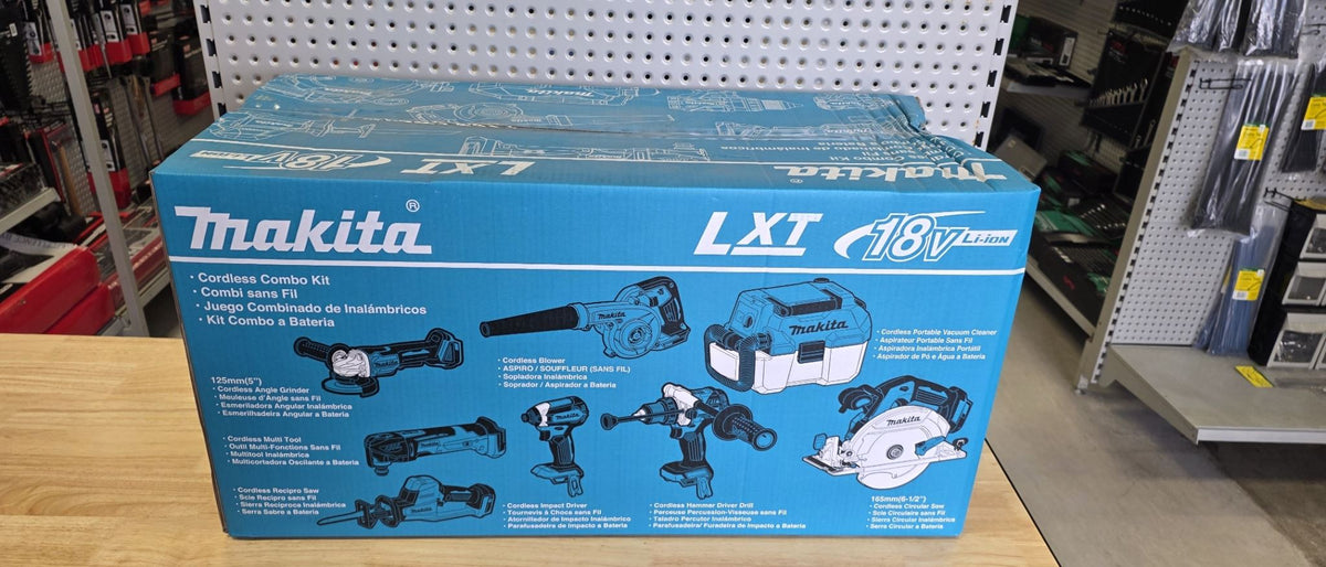Makita 18V LXT Cordless 8-Piece 5.0Ah x 2 Combo Kit