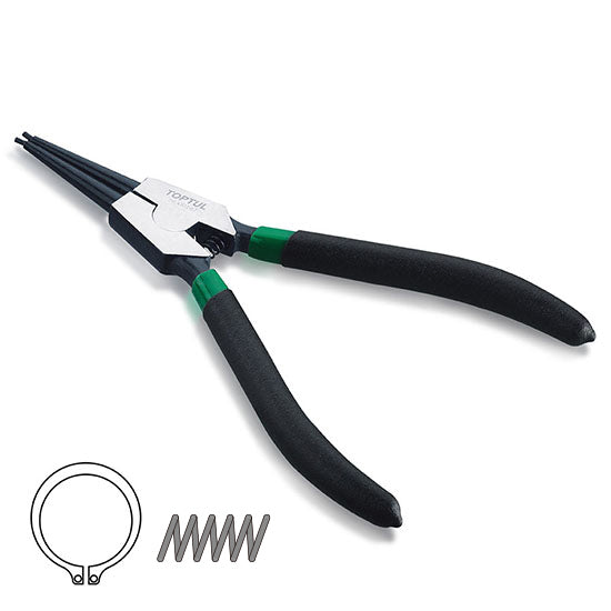 Toptul Plier Circlip Ext Straight Tip 9"