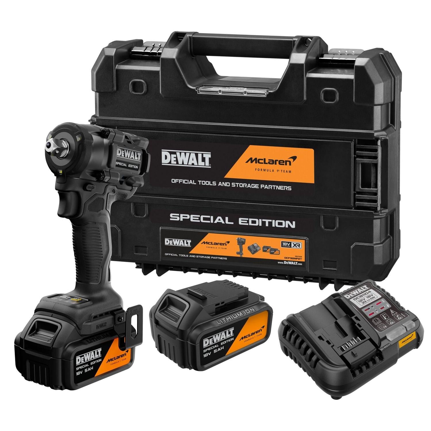 Dewalt 18V XR CORDLESS IMPACT WRENCH 2 X 5AH MCLAREN