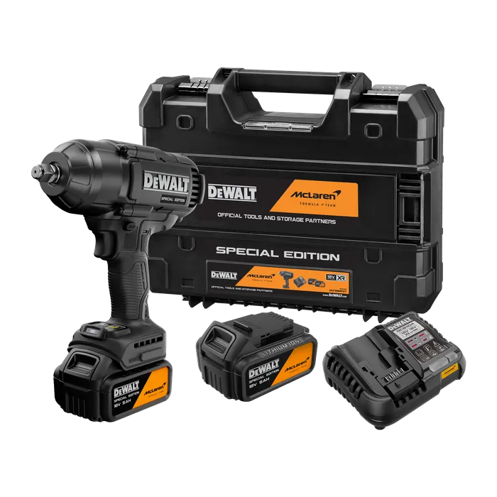 Dewalt Mclaren 18V XR HIGH TORQUE IMPACT WRENCH KIT