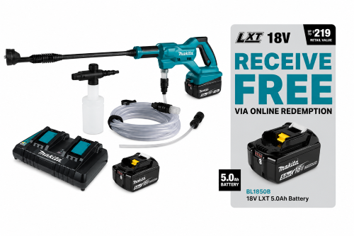 Makita 18V LXT 348psi Pressure Washer (3.0Ah) Kit